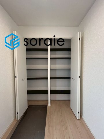 川越市諏訪町  全8棟 新築戸建　クレイドルガーデンの収納|令和8年7月6日撮影。