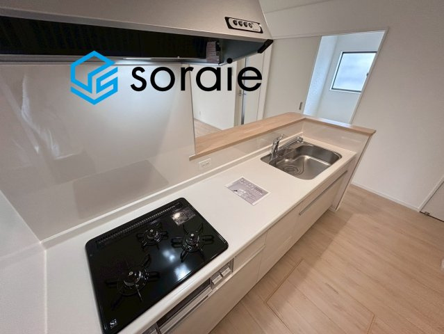 川越市諏訪町第2  全8棟 新築戸建　クレイドルガーデンのキッチン|令和8年7月6日撮影。