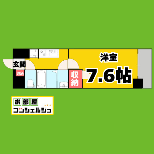 ディアレイシャス名古屋ステーションの間取り