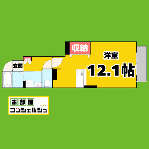 グリュネ・城山の間取り