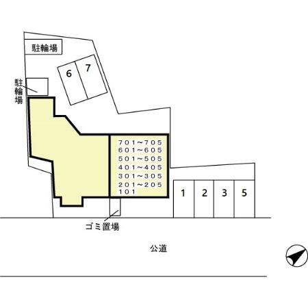 プレストンズ新栄の区画図