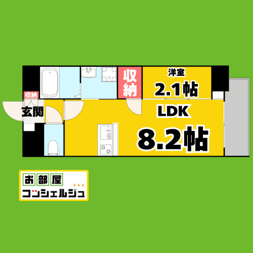 LiveFlat千種WESTの間取り