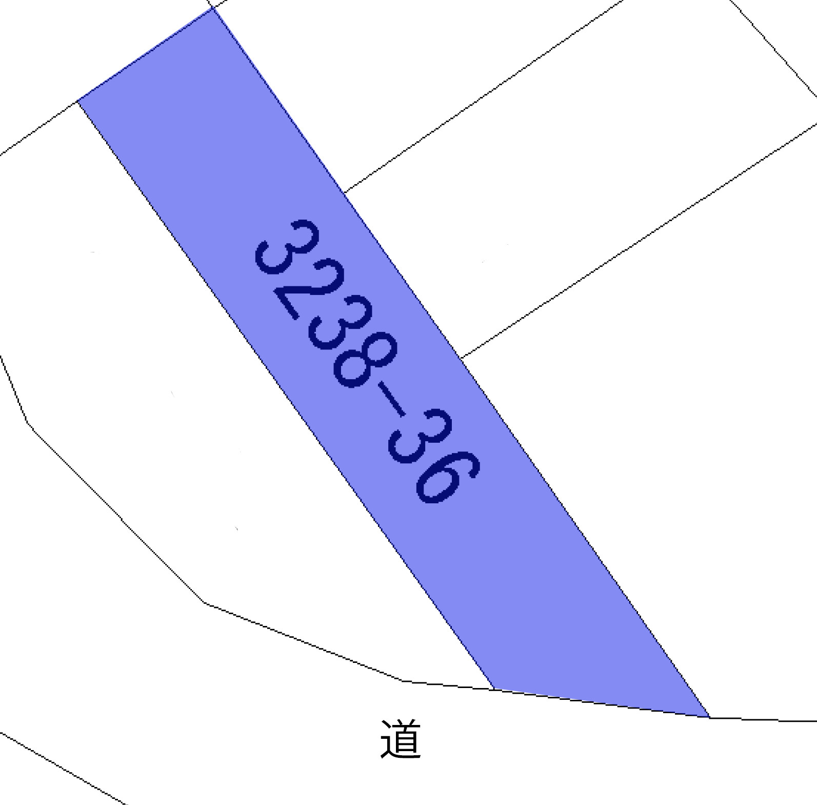 ニューパークひるが野⑩の土地図