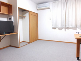 家具家電設置済みのお部屋です。