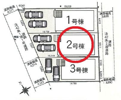 岡崎市矢作町第19　新築分譲住宅　全3棟　2号棟のその他
