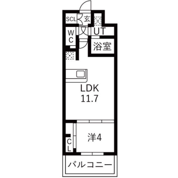 ミラージュパレス本町Departの間取り