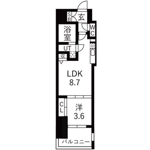 ミラージュパレス本町Departの間取り