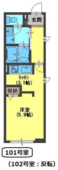 ネスト甲子園の間取り