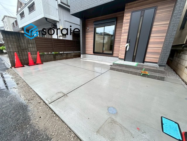川越市砂新田5丁目　全1棟　新築戸建の駐車場|6/25　撮影