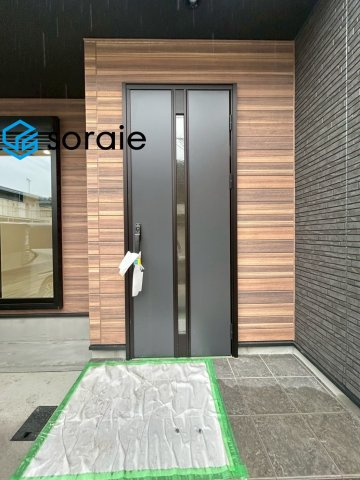 川越市砂新田5丁目　全1棟　新築戸建の玄関|6/25　撮影