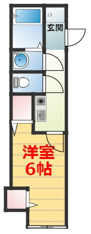クオリティア平塚の間取り図です