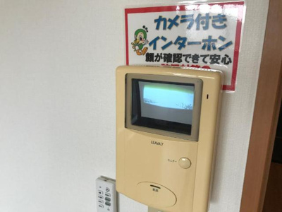 【セキュリティ】 | アベニール細江 | 来客相手の顔が分かるTVドアホン