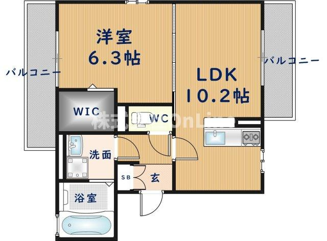 【間取り】 | グレース中谷A棟