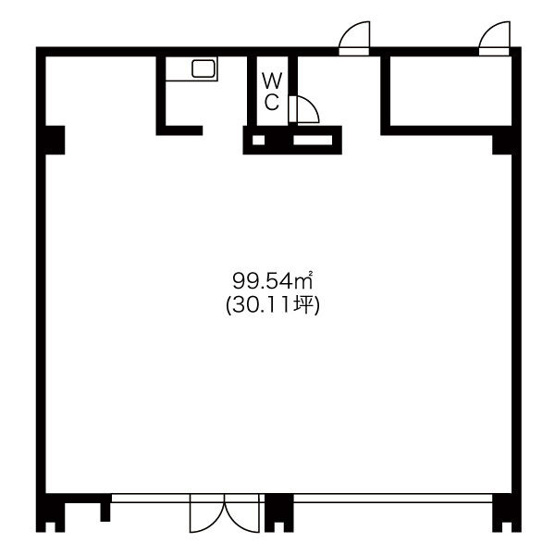 【間取り】 | 第5梅野ビル【　1階路面店　】