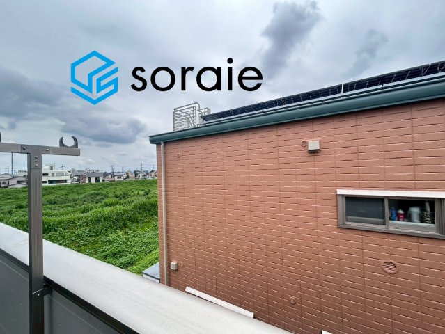 川越市上新河岸第二全2棟　新築戸建　クレイドルガーデンの展望|令和8年7月6日撮影。