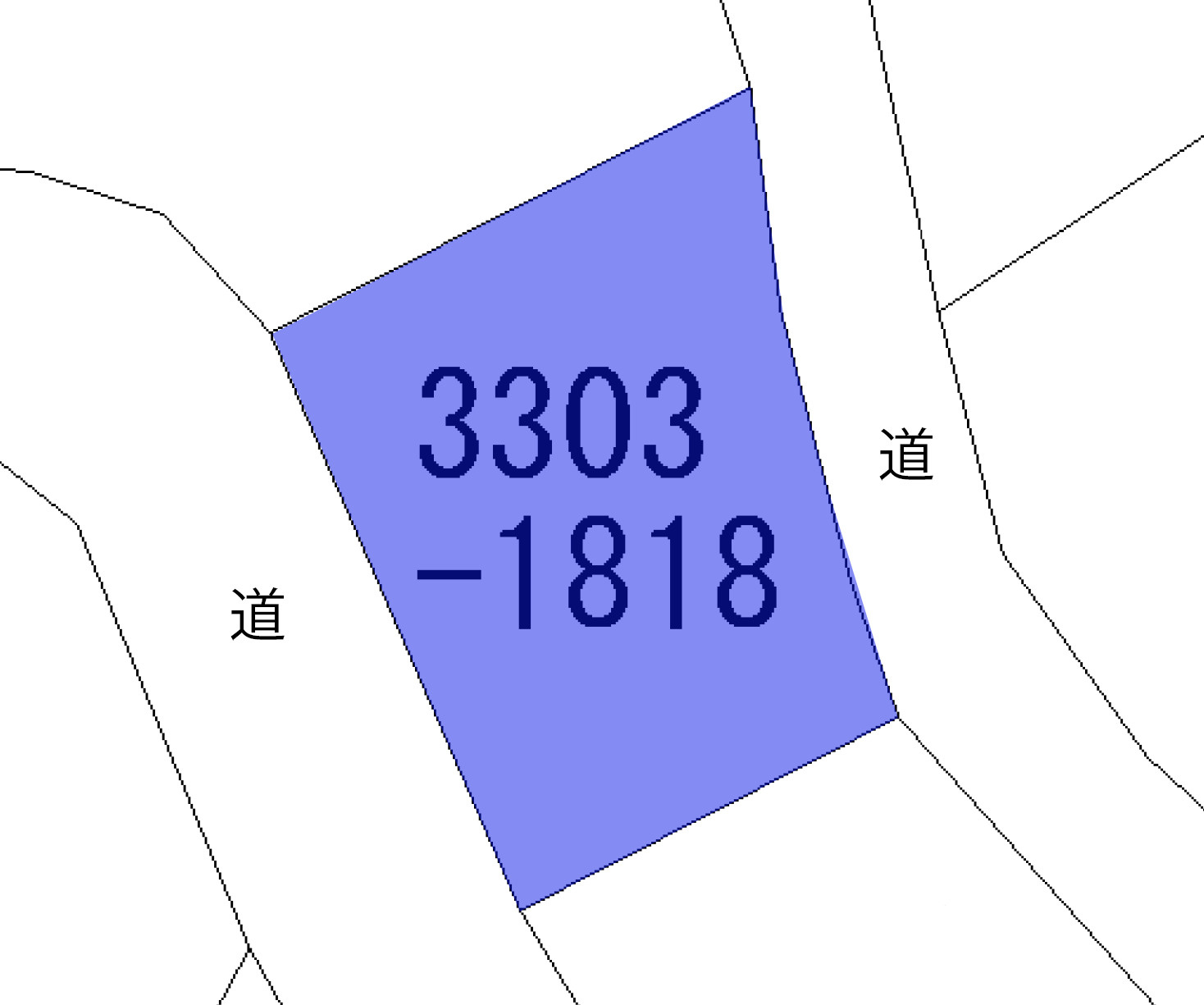 ニューパークひるが野⑪の土地図