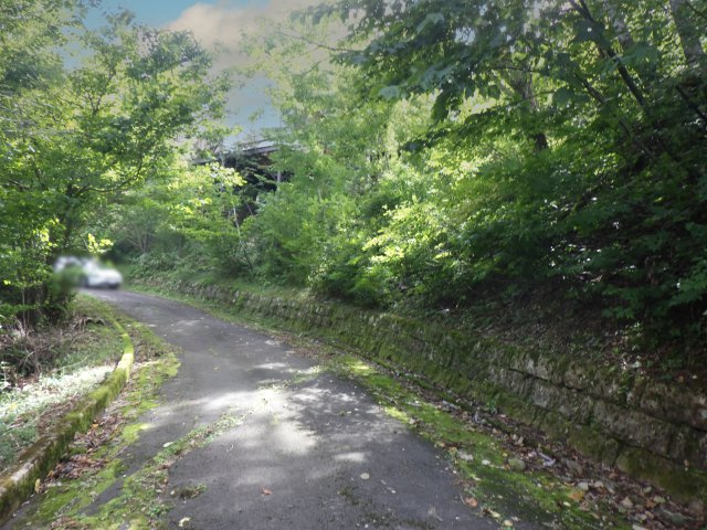 ニューパークひるが野⑪の前面道路含む現地写真