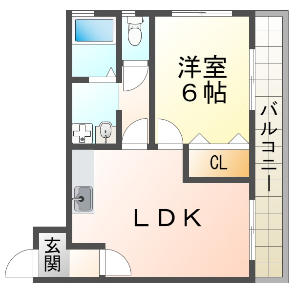 中塚マンションの間取り