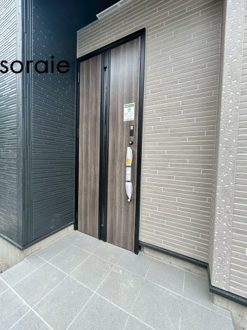 川越市小室9期全1棟　新築戸建　グラファーレの玄関|6/2撮影