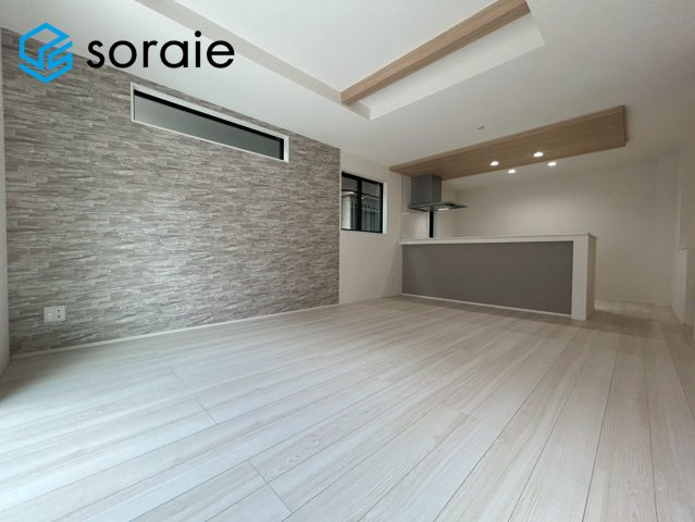 川越市小室9期全1棟　新築戸建　グラファーレの居間・リビング|6/2撮影
