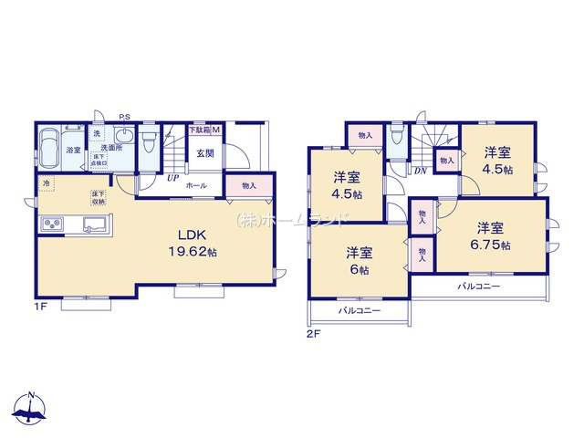 【間取り】 | 東大和市高木2丁目/新築戸建て