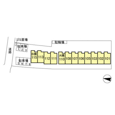 【区画図】 | メゾン ド SATOMI A棟