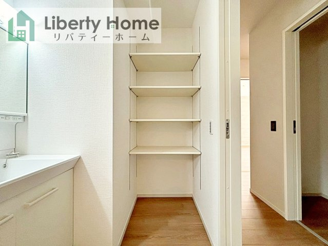 土浦市木田余1期　新築戸建　5号棟の脱衣所