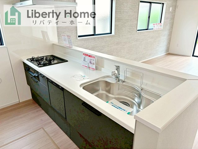 土浦市木田余1期　新築戸建　5号棟のキッチン