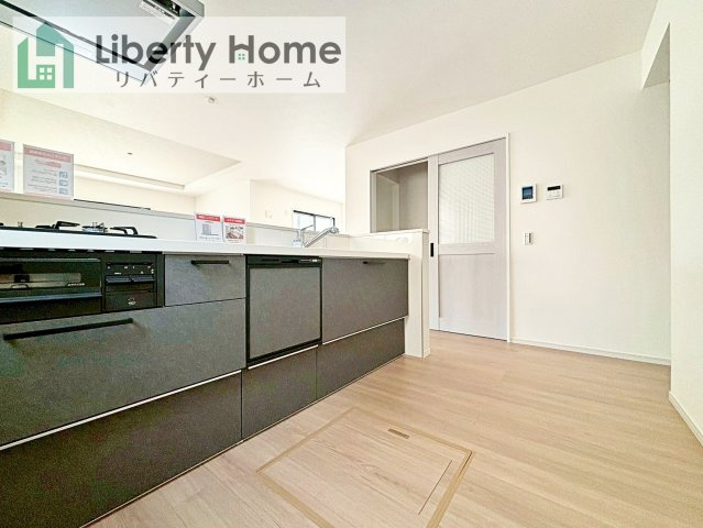 土浦市木田余1期　新築戸建　5号棟のキッチン