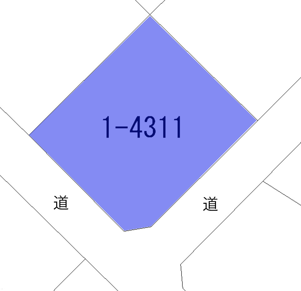 羽鳥湖平和郷別荘地⑦の土地図