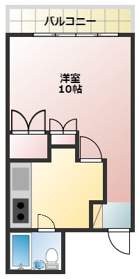 【間取り】 | ハイツ茜２
