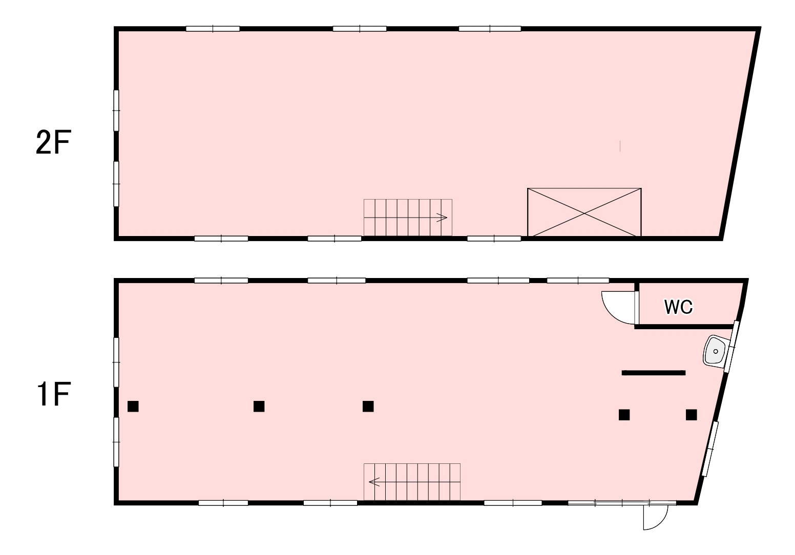 西尾市上矢田町貸倉庫の間取り