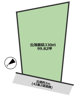 【土地図】 | 鎌ヶ谷市中沢　売地　【東武野田線鎌ヶ谷駅】
