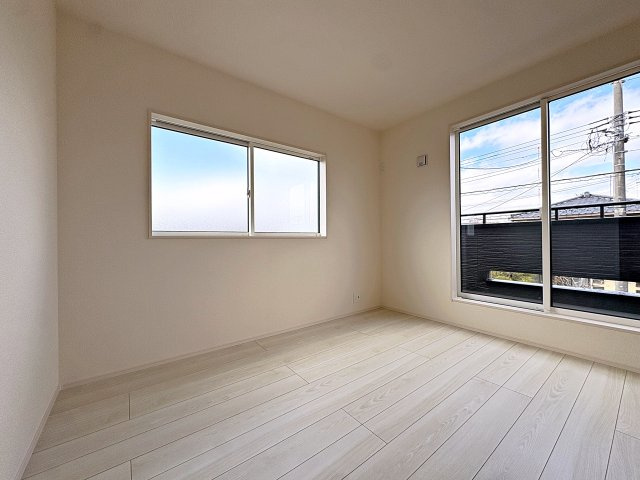 新築戸建・新築建売　郡山市安積町南長久保一丁目　安積第三小・安積第二中の洋室