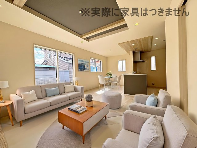 新築戸建・新築建売　郡山市安積町南長久保一丁目　安積第三小・安積第二中の居間・リビング