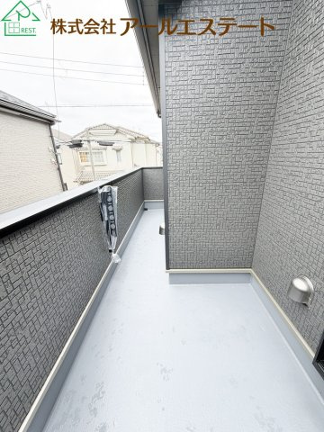加古川市東神吉町出河原　　新築戸建のバルコニー