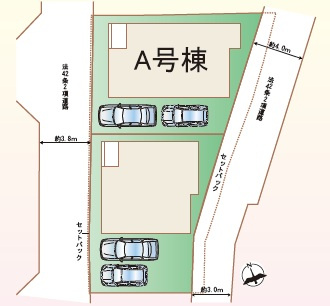 加古川市東神吉町出河原　　新築戸建の区画図