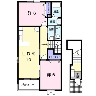 【間取り】 | サンリット　パレスＡ