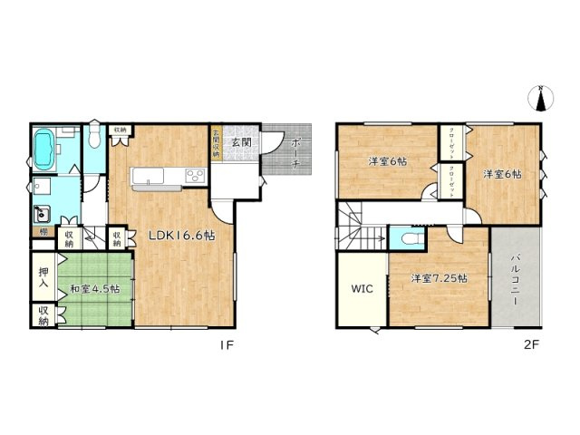 【間取り】 | 揖保郡太子町東南／中古戸建