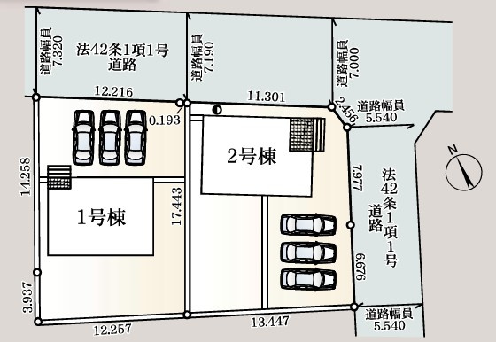 【区画図】 | CRADLE GARDEN深谷市中瀬第1　新築住宅
