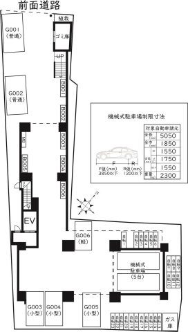 MODERN PALAZZO天神南Leafの駐車場