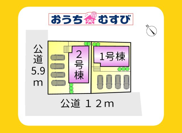 春日井市岩成台第7(全2棟)の区画図