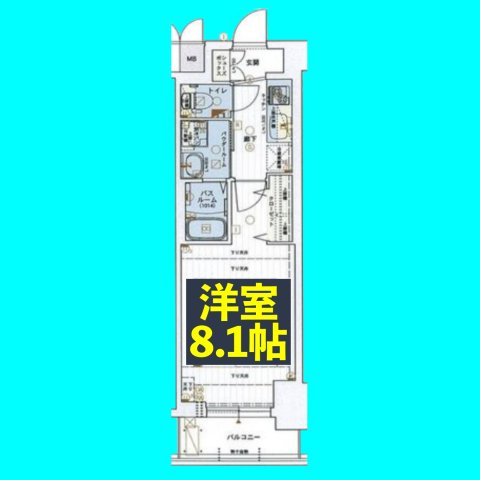 エステムコート名古屋今池アーバンゲートの間取り