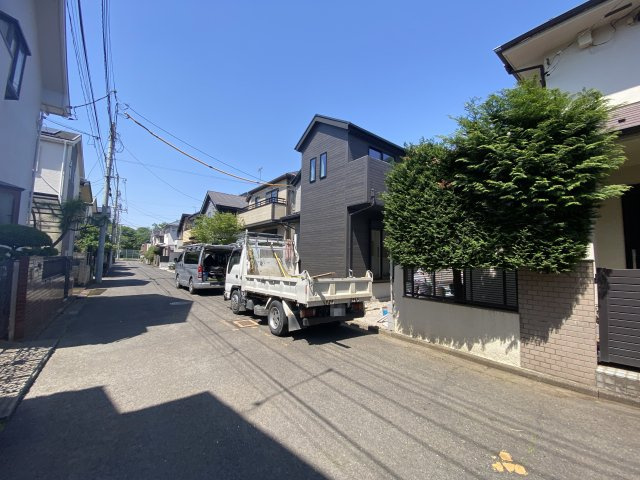 清瀬市竹丘第1期の前面道路含む現地写真