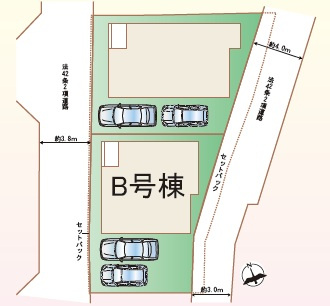 加古川市東神吉町出河原　　新築戸建の区画図
