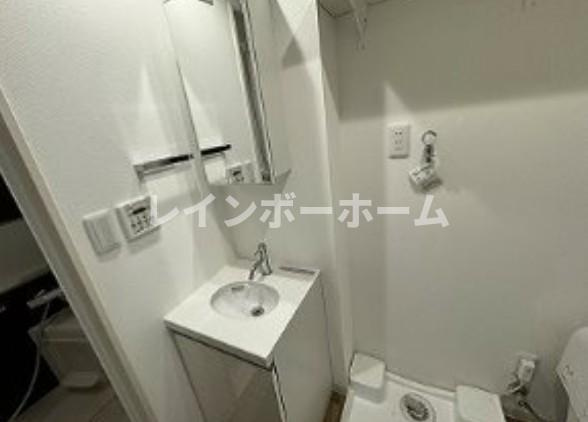 ベルシードステアー亀戸の独立洗面台