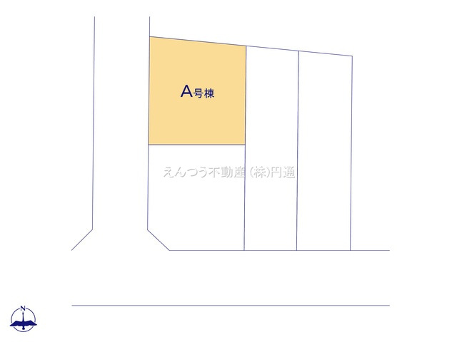 ハートフルタウン白山町5期の区画図