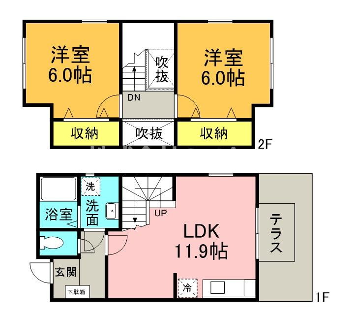 エスポワールⅢの間取り