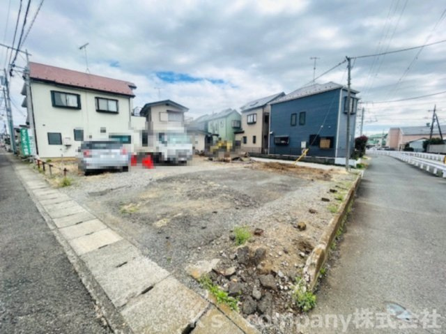 高座郡寒川町倉見　建築条件付き　売地　区画2の前面道路含む現地写真|前面道路の様子です◇