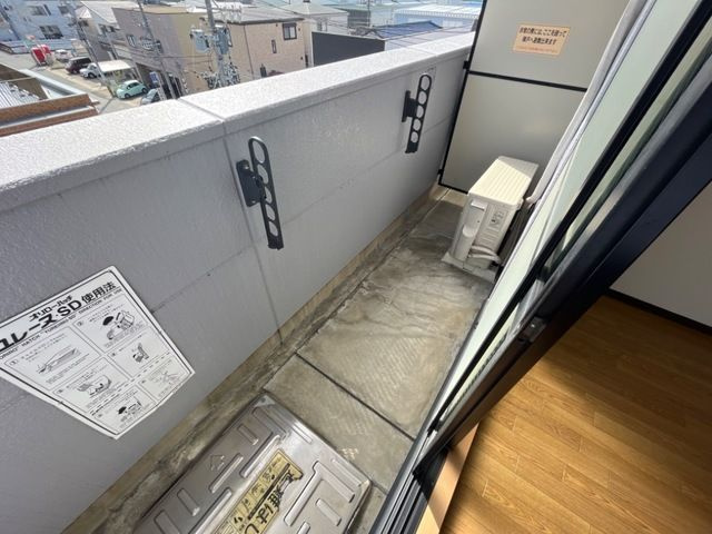ピアチェーレＴⅡ左京山のバルコニー